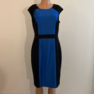 London Style  Collection Women’s MIDI Dress Back Zipper Size 14 EUC